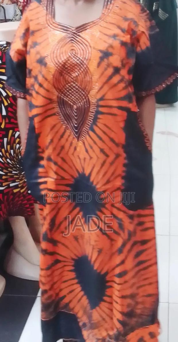 Smart Free Size Kitenge African Ladies Dresses - thumbnail 2