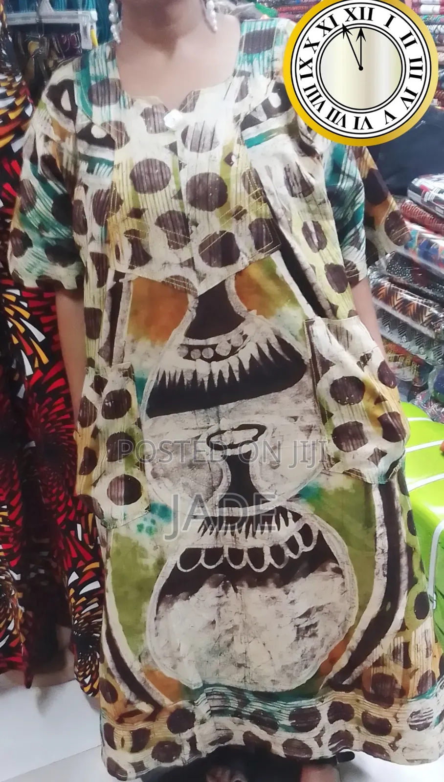 Smart Free Size Kitenge African Ladies Dresses