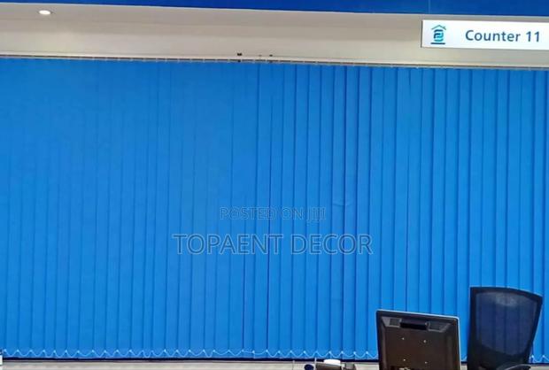 Bank Windows Vertical Blinds For Privacy - main view