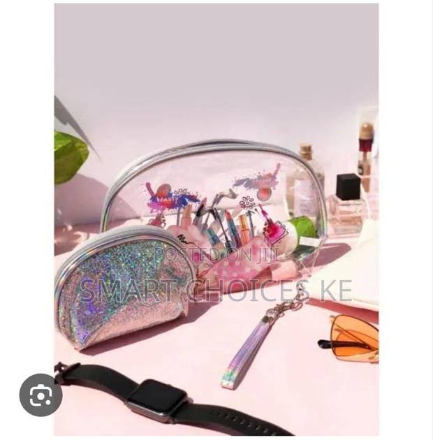 2 In 1 Love Glitters Makeup Pouch
