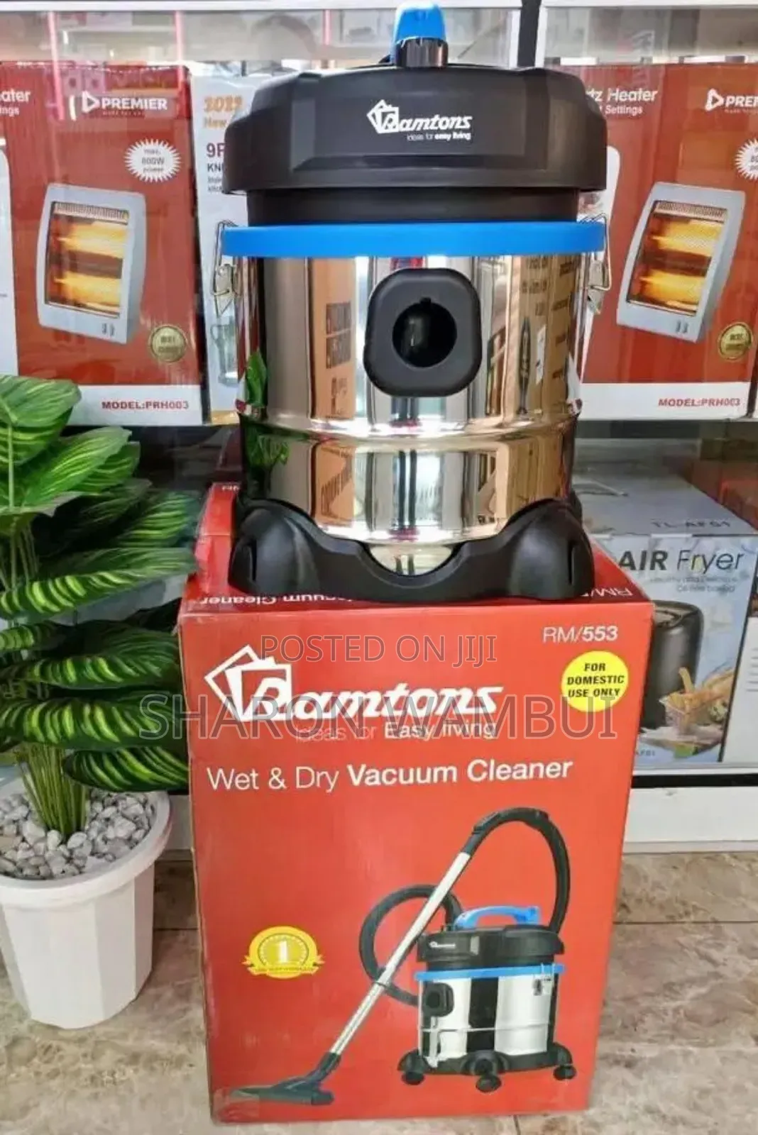Ramtons 21l Wet and Dry Vacuume Cleaner/Wet and Dry Ramtons Vaccume