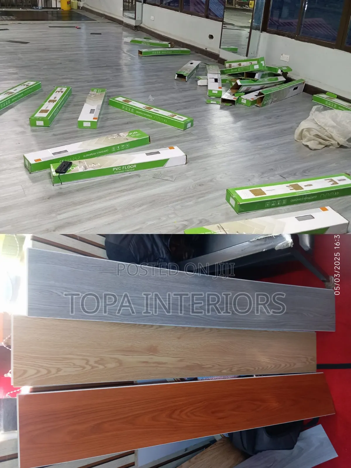 Wooden Look Planks Waterproof LVT Flooring Mkeka Mbao