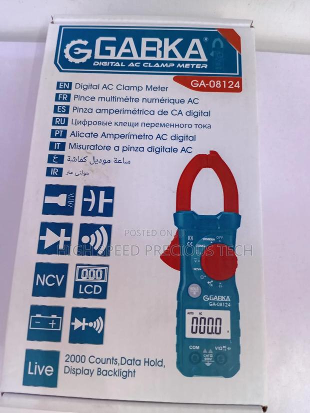 Digital Ac Clampmeter Gabka - main view