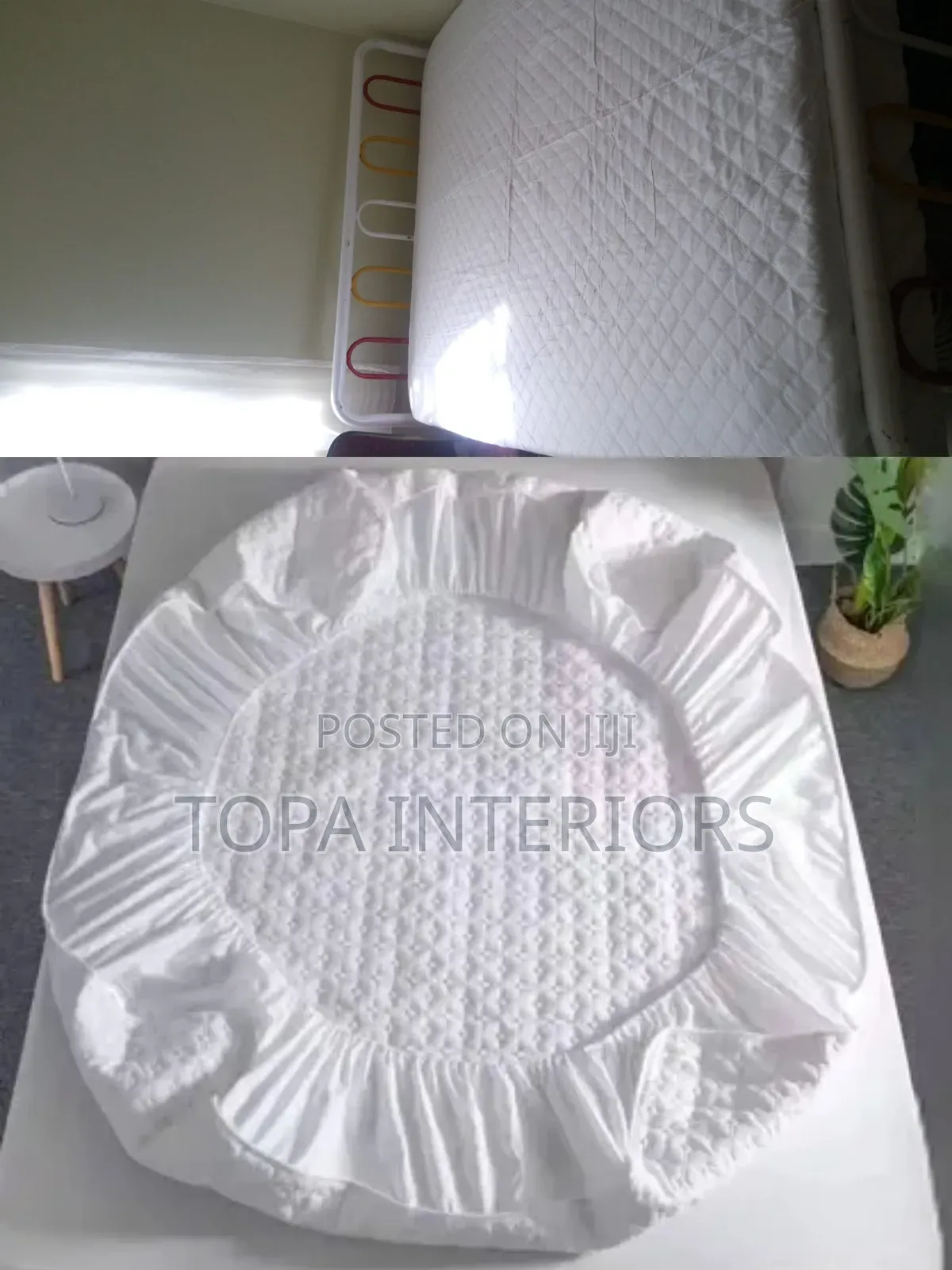 Absorbent Quilted Waterproof Fitted Mattress Covers
