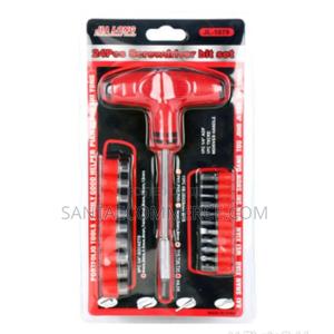 24-Piece T-Handle Screwdriver Set - thumbnail 2
