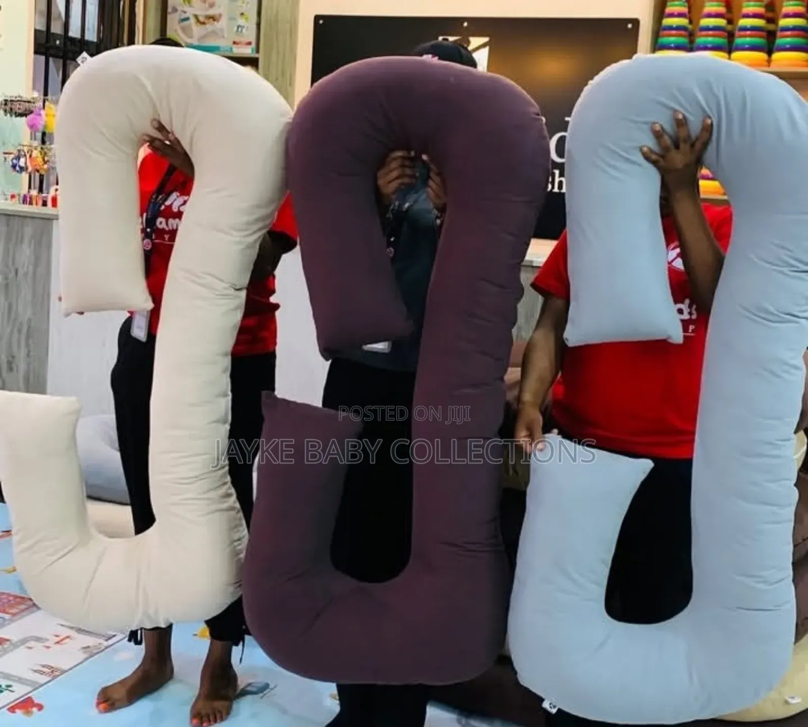 U-Shaped Pregnancy Body Pillow for Full Body Support