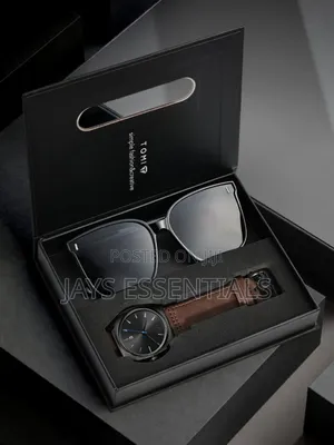 2pc Tomi Gents Watch Sunglasses Valentines Gift Set