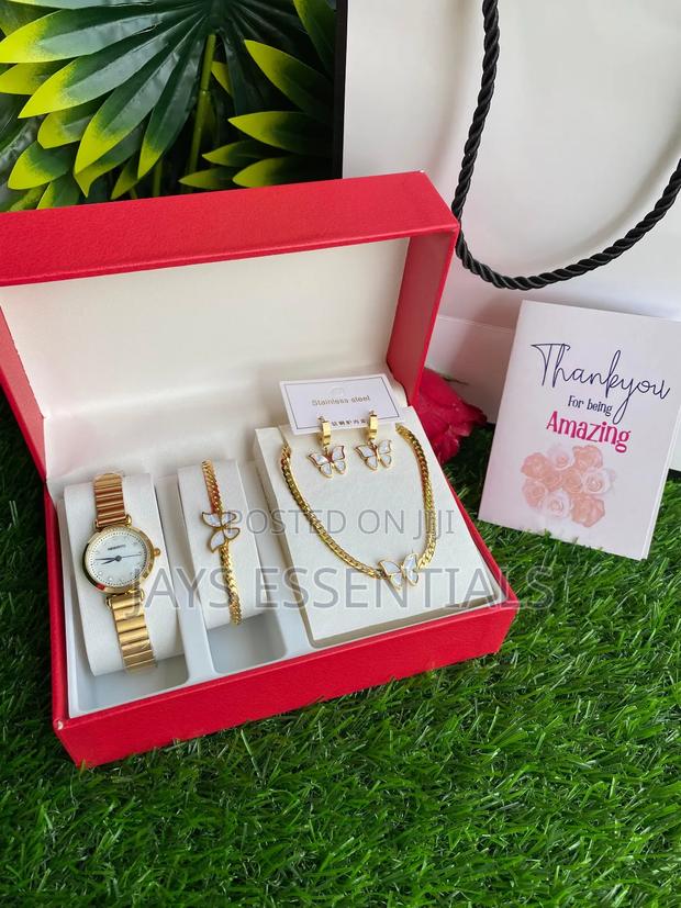 4pc Ladies Jewellery Valentines Gift Set - thumbnail 9