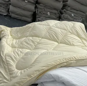 White & Coloured Stripped Cotton Duvet Set 6x7 And 7x8 + Free Delivery