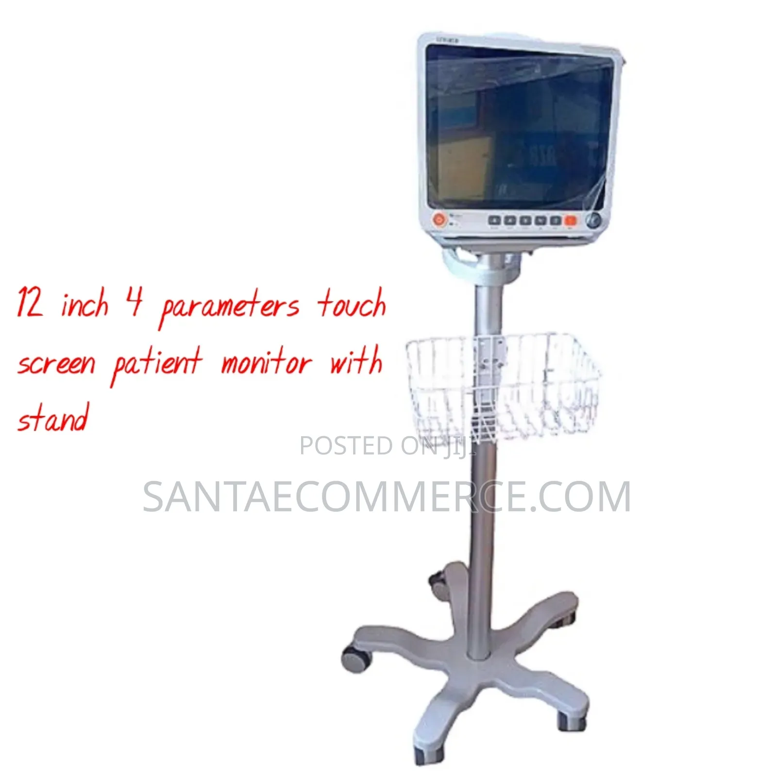 12 Inch 4 Parameters Touch Screen Patient Monitor With Stand