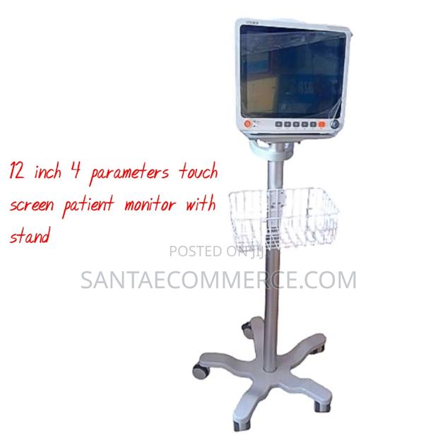 12 Inch 4 Parameters Touch Screen Patient Monitor With Stand - main view