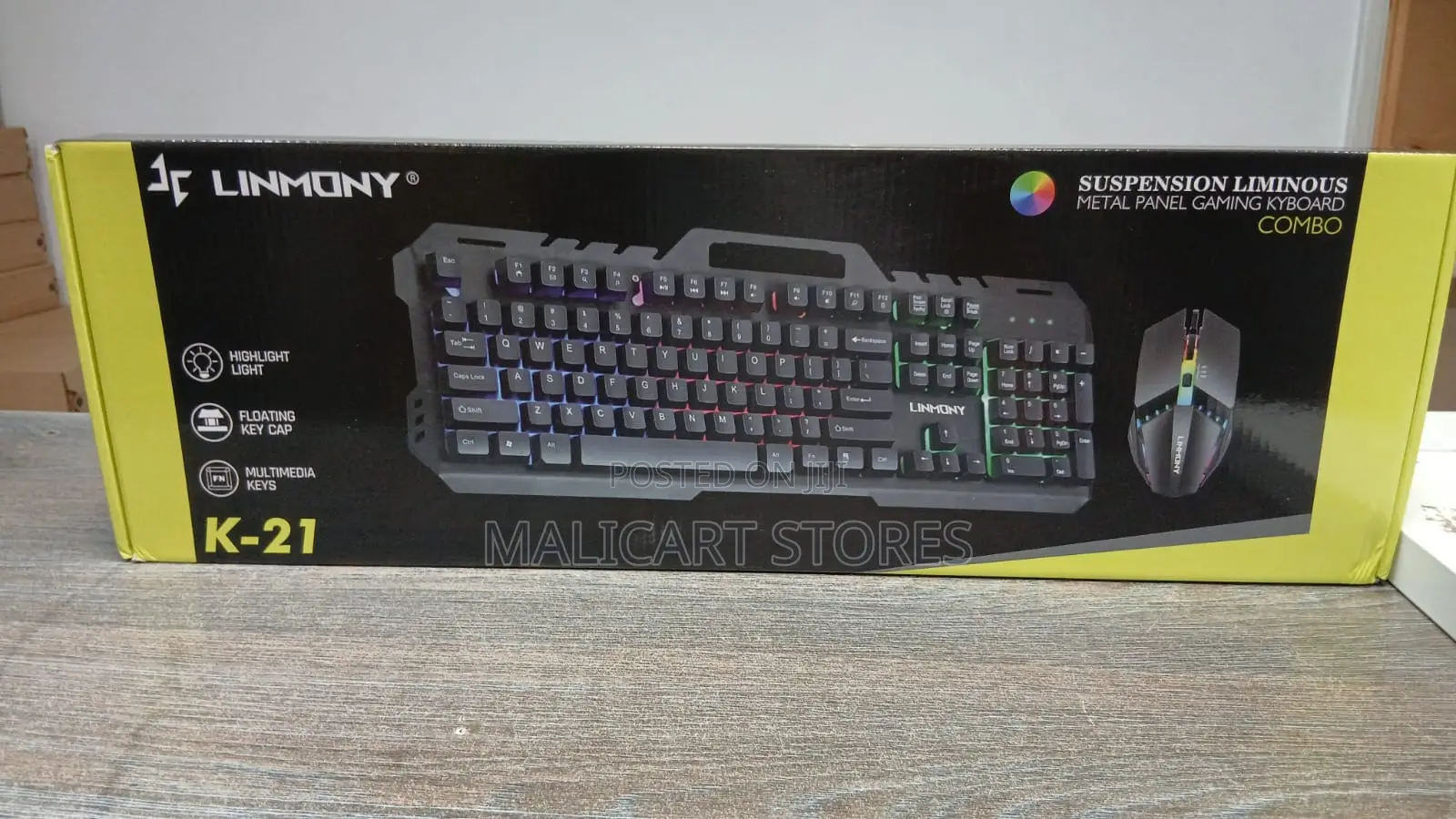 Linmony K-21 Wired Gaming Keyboard Combo