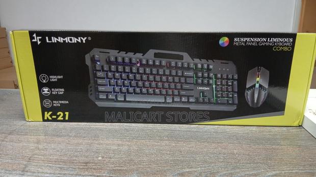 Linmony K-21 Wired Gaming Keyboard Combo