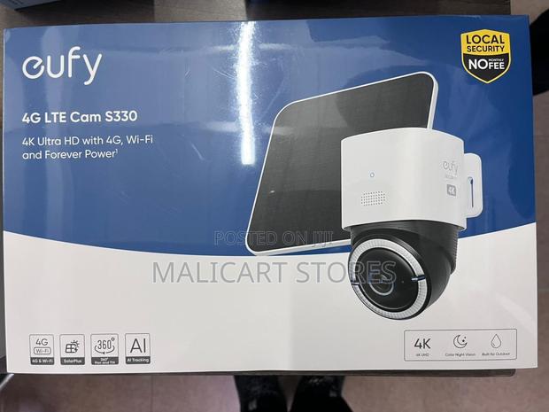 Eufy 4g Lte Cam S330 Solar Security Camera - main view