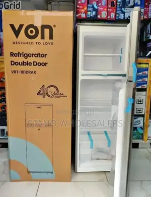 Vrt181drax Von 195 Litres Capacity Holder Double Door