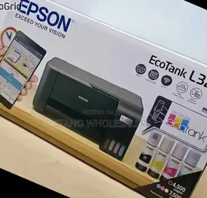 Black New Model Epson Printer That Exceeds Your Vision L3250