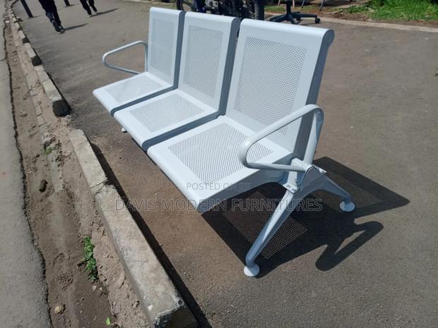 Office Metal Waiting Bench