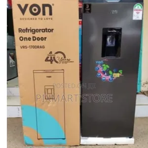 Von 176l Single Door Refrigerator With Water Dispenser