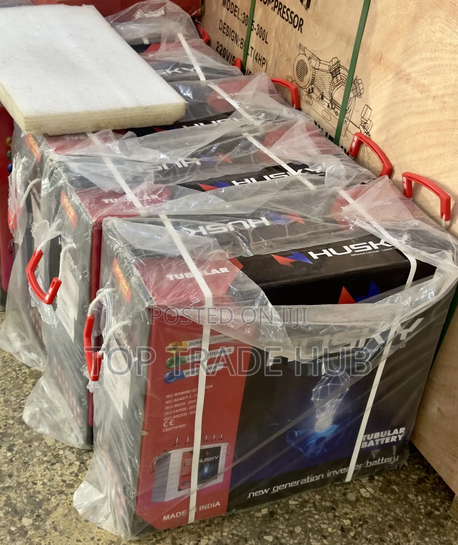 Husky Lead Acid Tall Tubular Solar Battery 12v 100ah