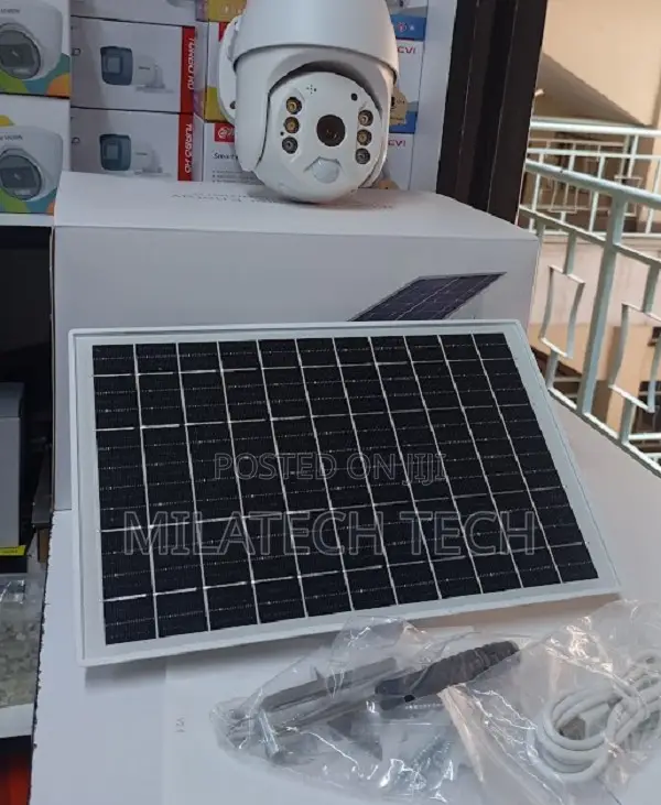 Ubox 4g Solar Camera White Colour