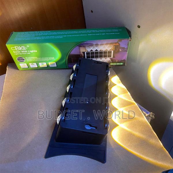 Solar Wall Lamp Bk12 – 10 Leds Up Down | Auto Dusk-to-Dawn Light