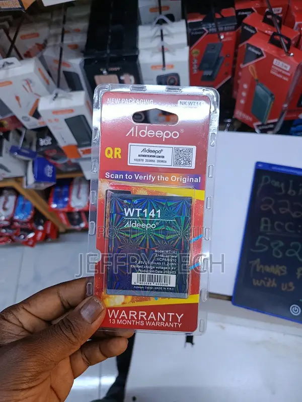 Aldeepo Wt141 Li-Ion Replacement Battery for Mobile Phones.