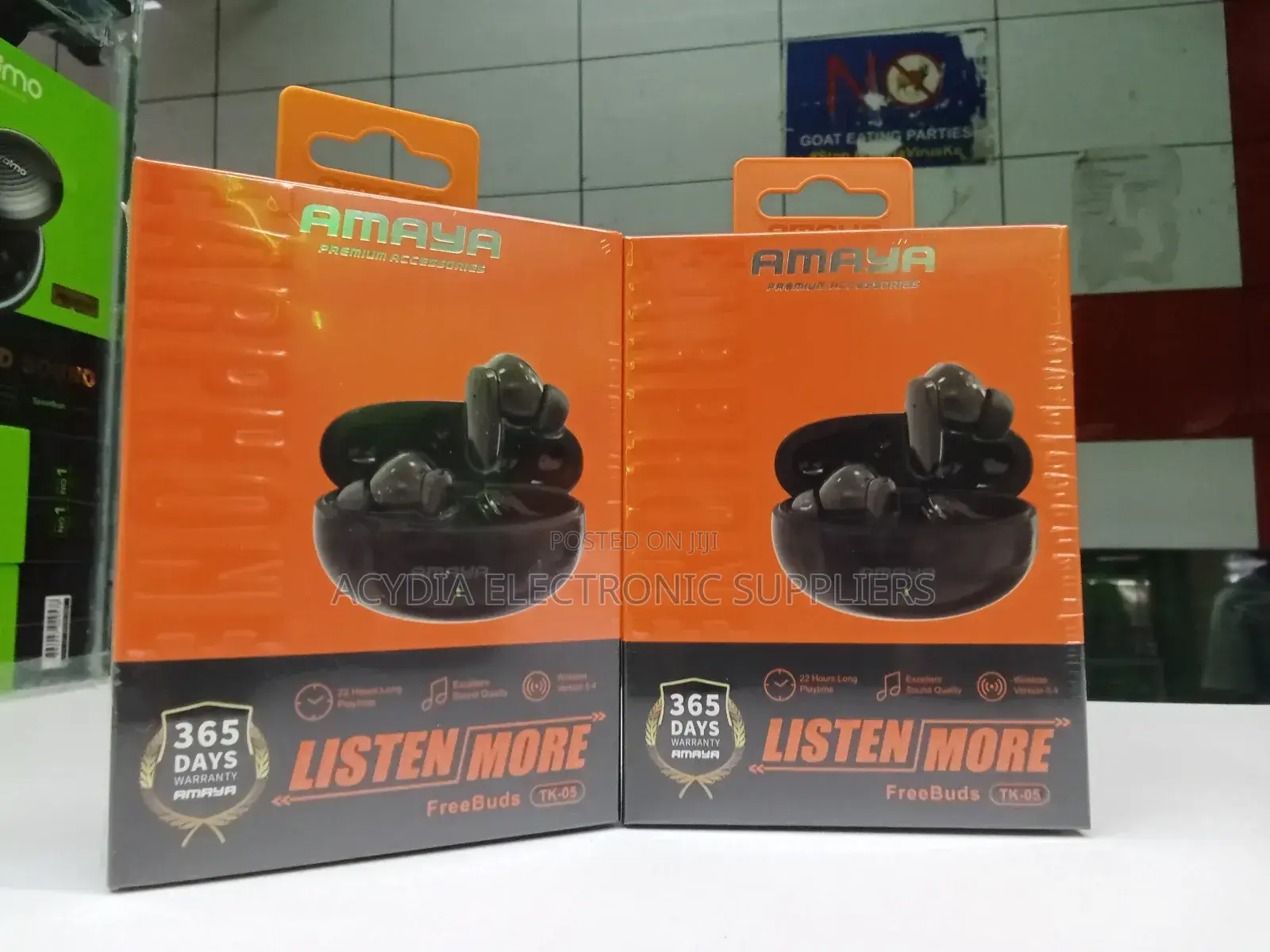 Amaya Freebuds Tk-05 Bluetooth Earbuds 22 Hours Long Playtime