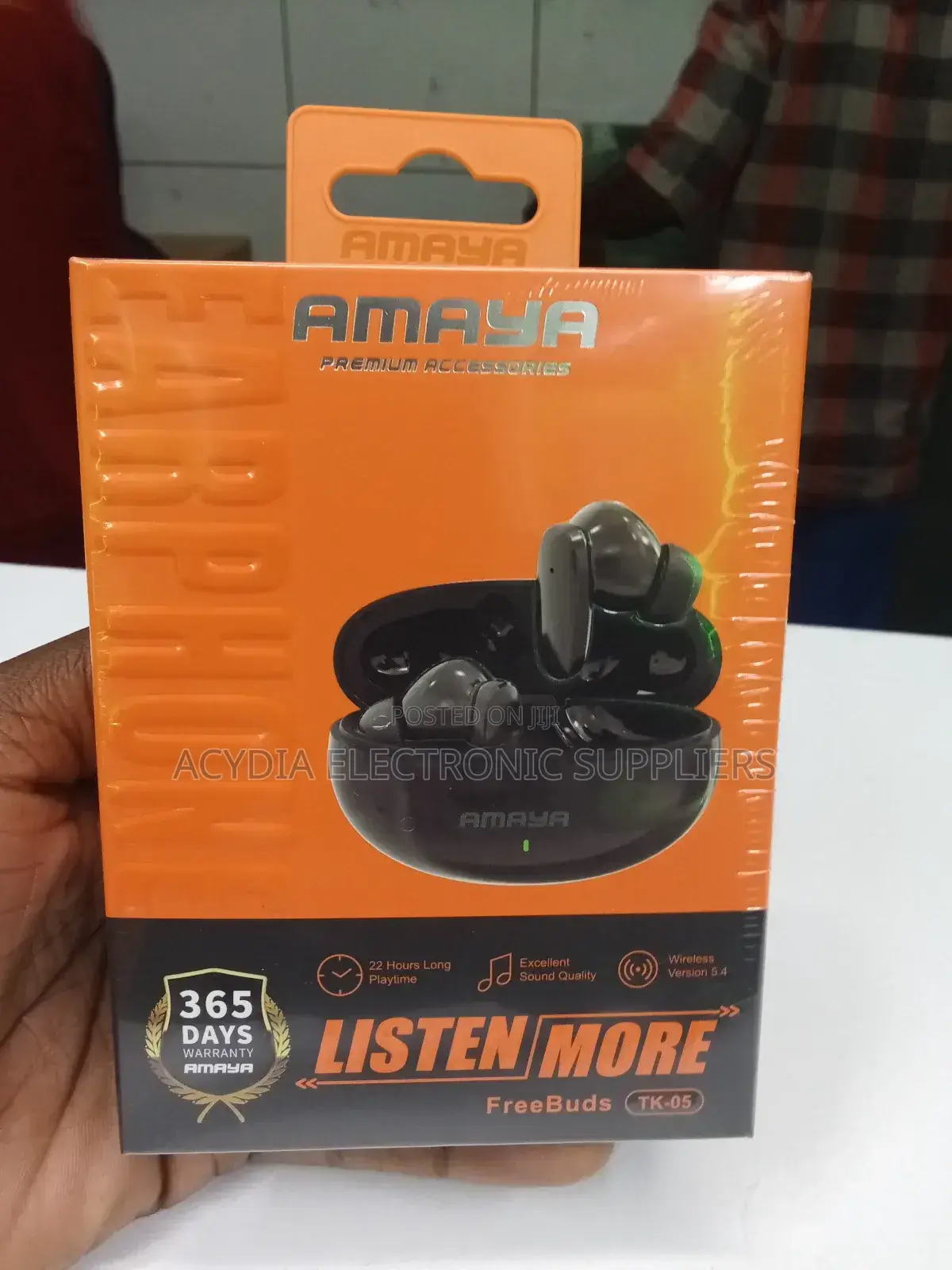Amaya Freebuds Tk-05 Bluetooth Earbuds 22 Hours Long Playtime