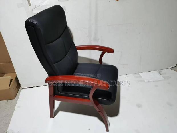 Wooden Armirest Office Chair - main view