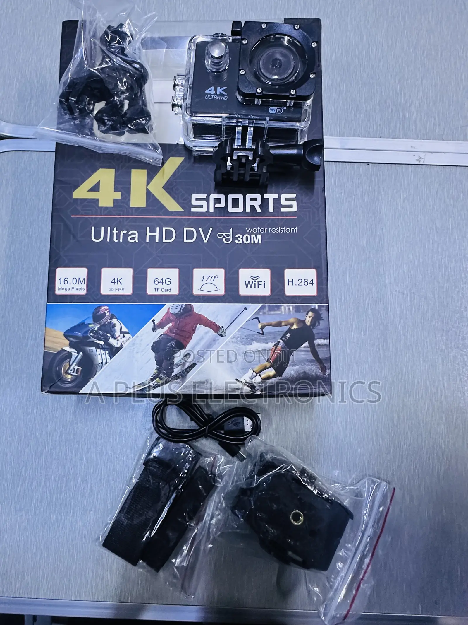 Wifi Action Camera – Supports Memory Card Recording