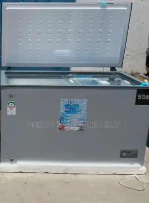 Displays a Roch Chest Freezer, Model RCF--B.* 