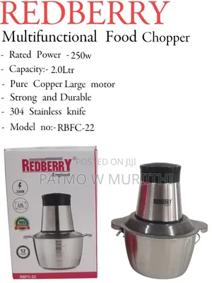 Redberry Food Chopper 2l