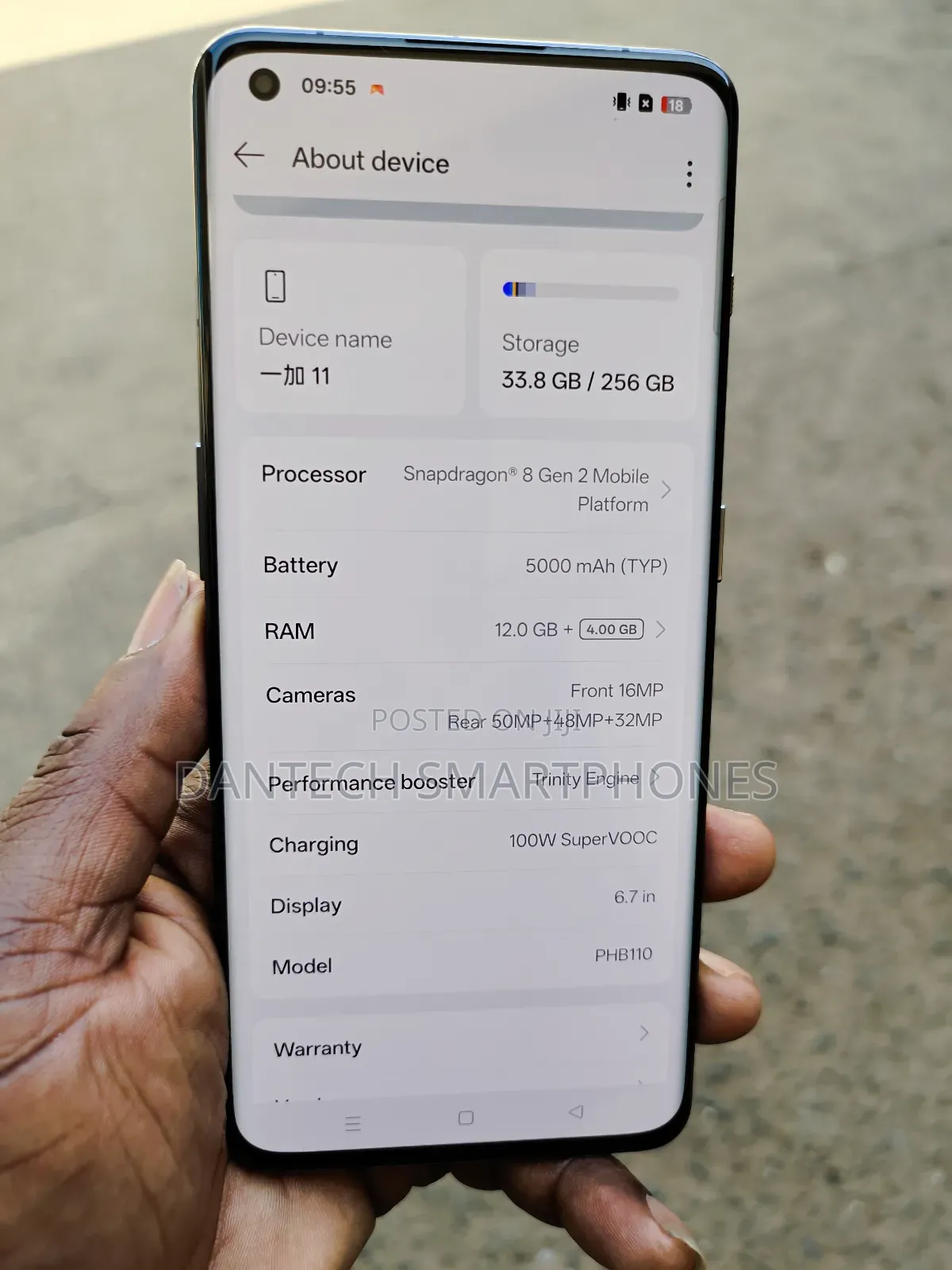 New OnePlus 11 256 GB Black