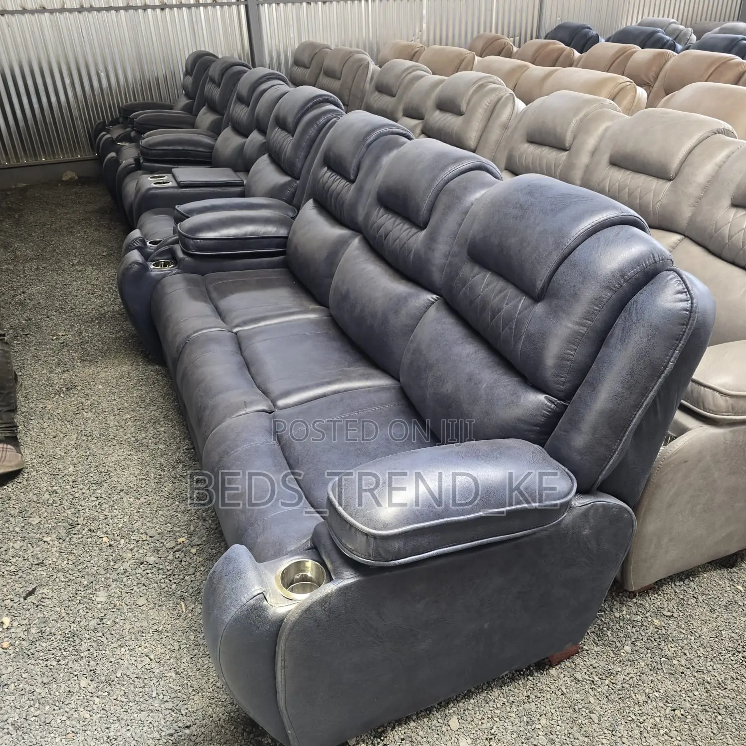 Castro Designed 7 Seater Semi Recliner 3,2,1,1