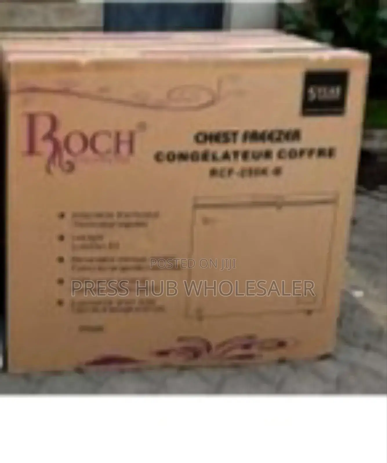 Roch RCF--B 200l Chest Freezer," 