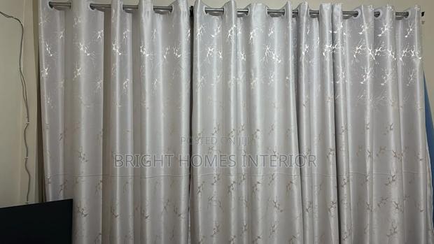 White Curtain With Beautiful Design