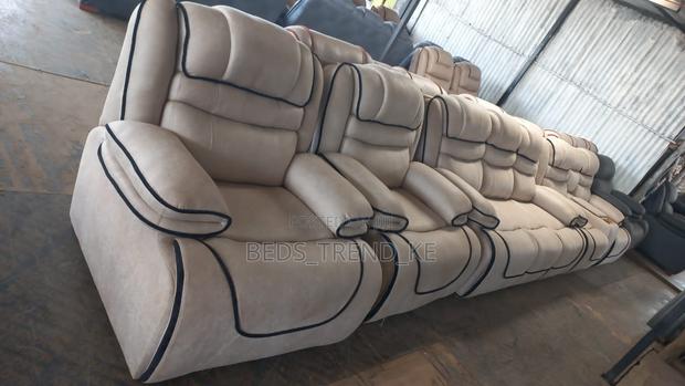 Unwinding Modern 7 Seater Semi Recliner Sofa 3,2,1,1