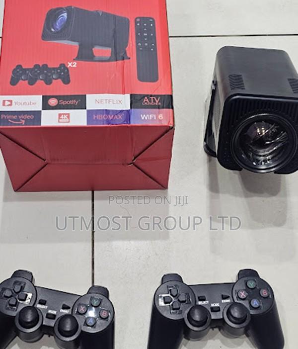 Hy320 Android 13 Gaming Projector With Built in Console - thumbnail 2