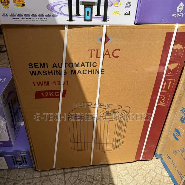 Tlac 12kg Wash And Spin Semi Automatic Washing Machine - main view
