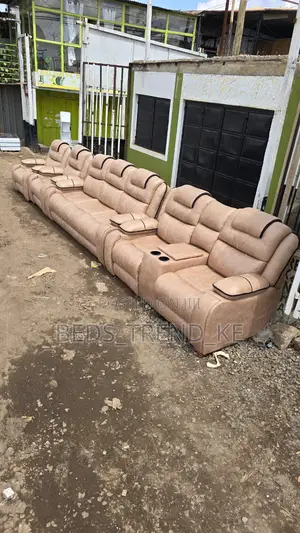 Home Living Semi Recliner Sofa Set 3,2,1,1