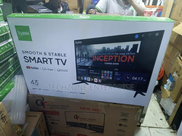 Syinix 43s6h 43 Inches Smart Flameless Android Tv 