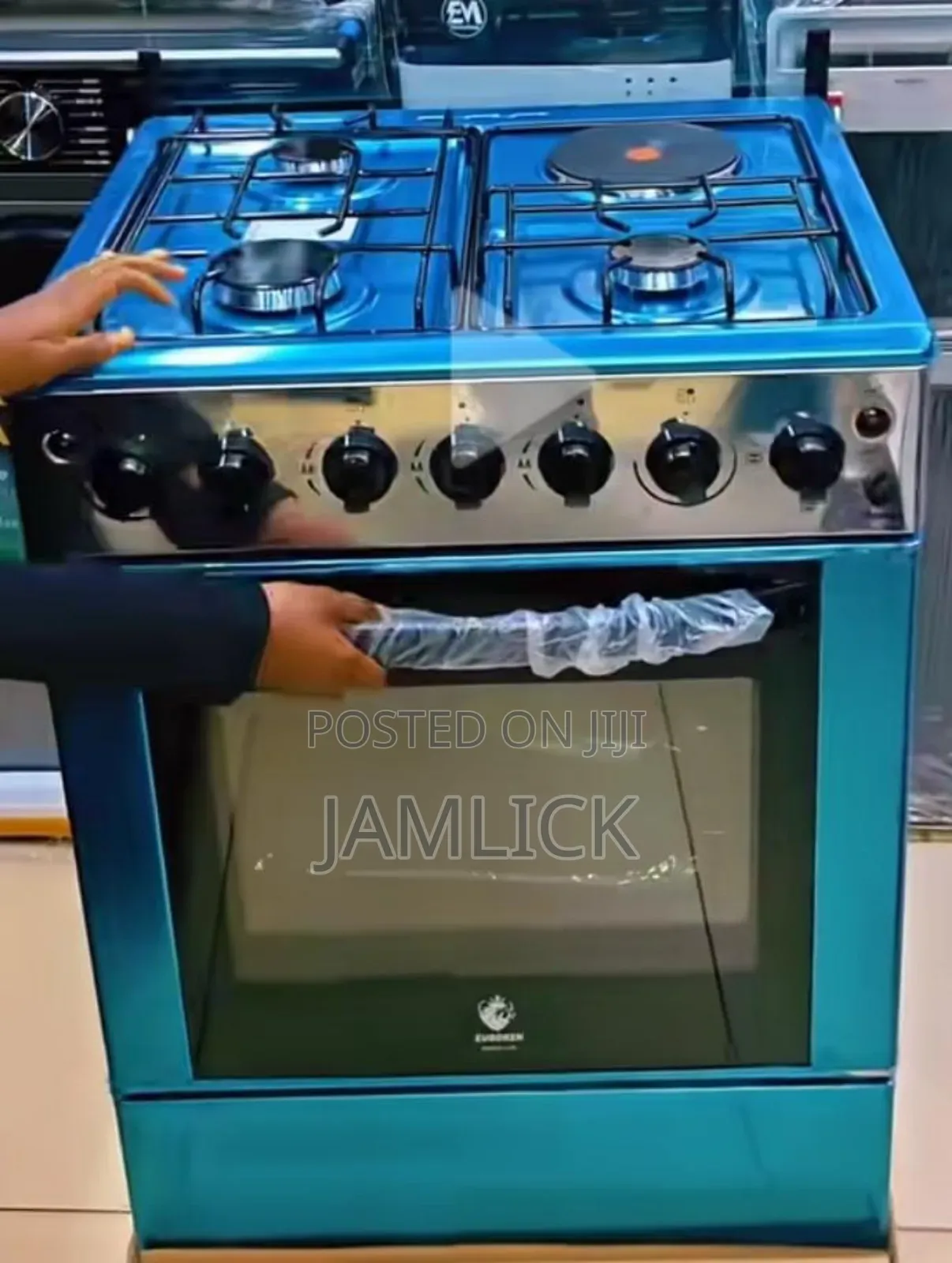 60×65 Euroken 3+1 Standing Cooker – Electric Oven - Dv