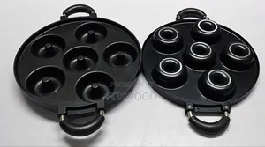 Non-Stick Induction Heavy Donut 6 Slot Pan