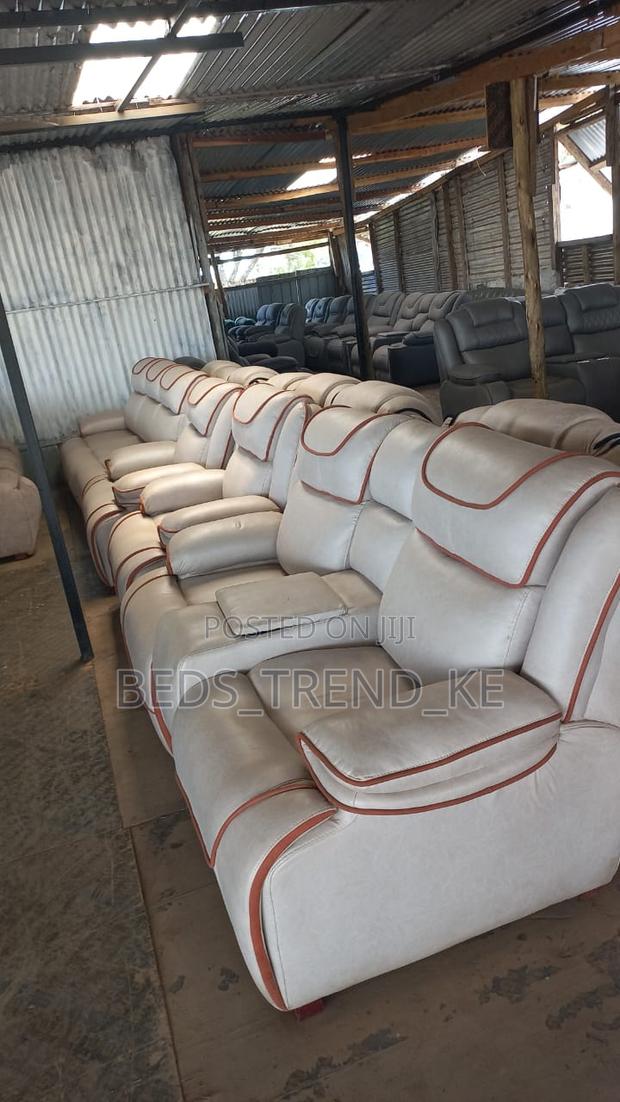 Tailored Warm 7 Seater Semi-Recliner Sofa