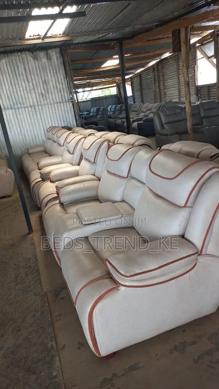 Tailored Warm 7 Seater Semi-Recliner Sofa