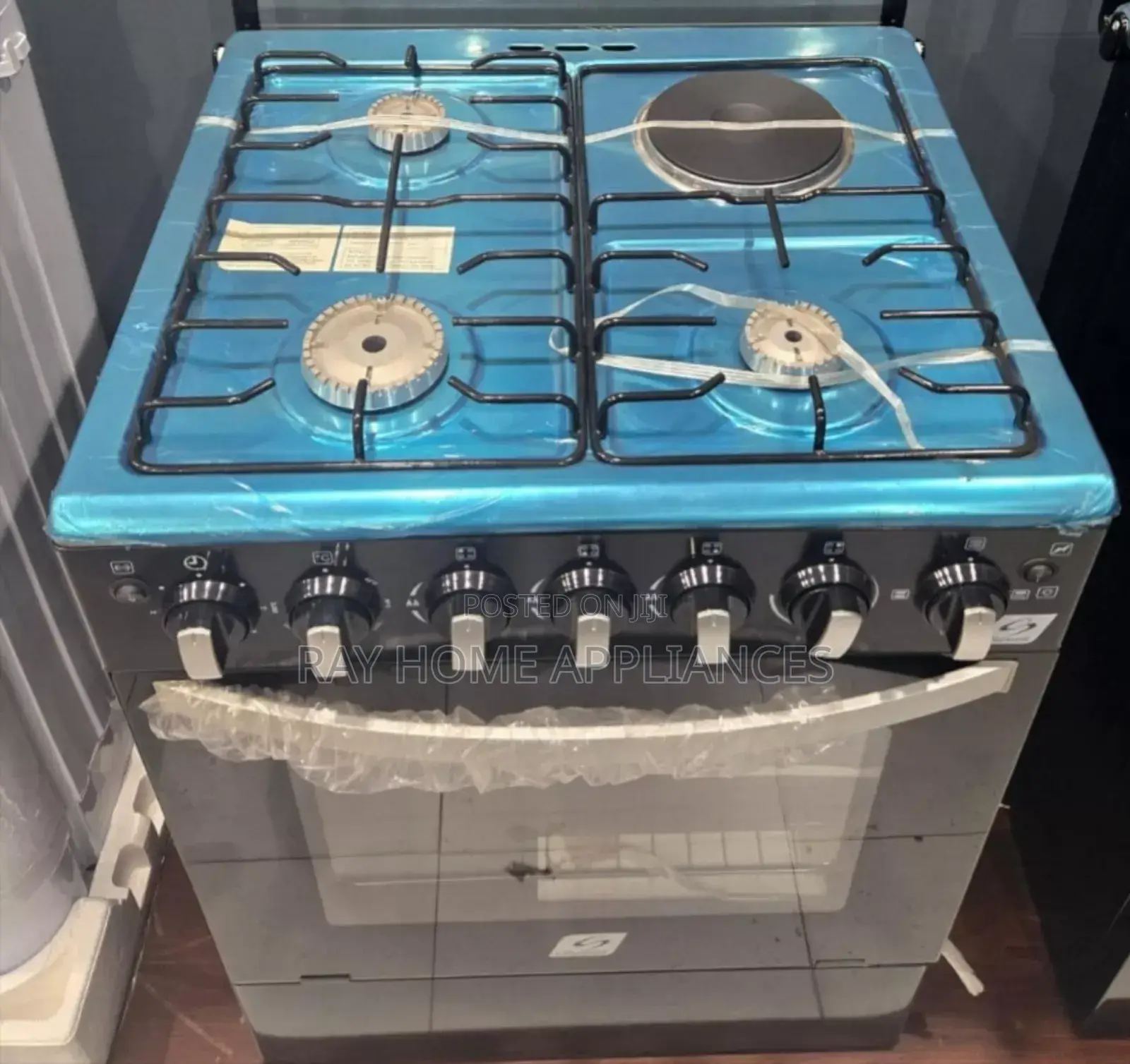Starworth 3g+1e Standing Cooker With Electric Oven Gas Compartment