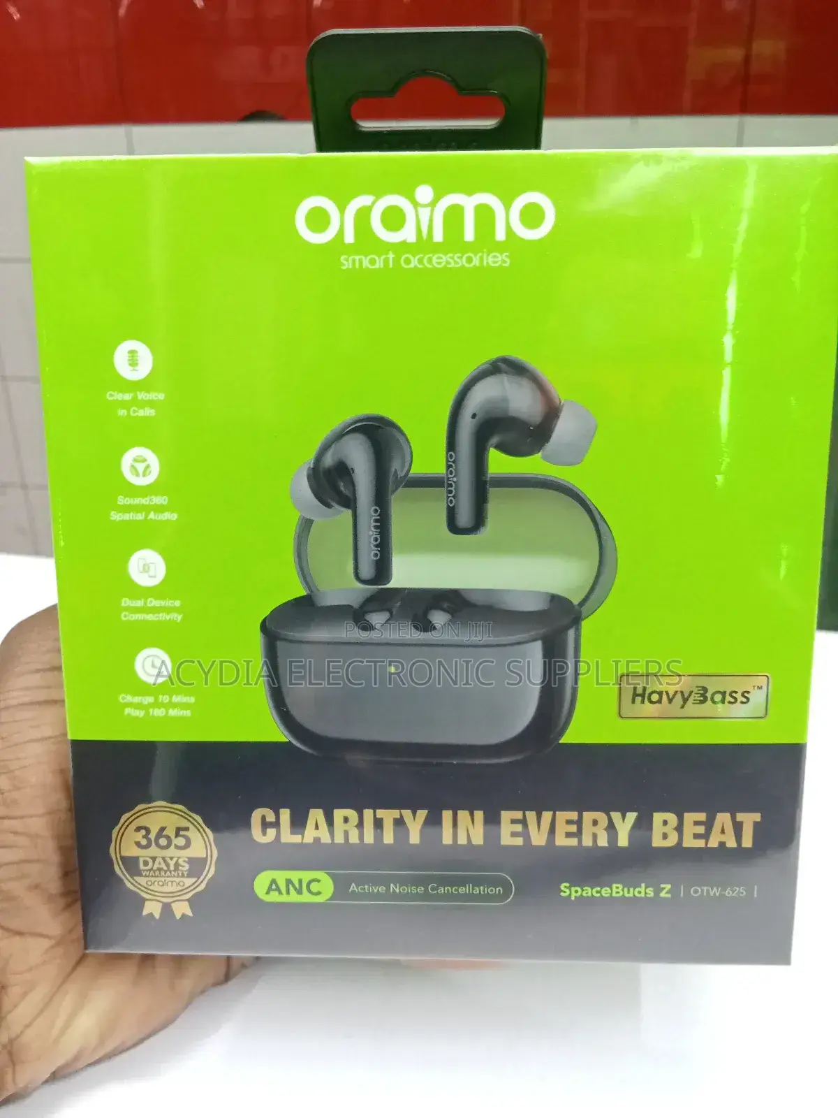 Oraimo Spacebuds Z Bluetooth Earbuds With Anc 38 Hours Playtime
