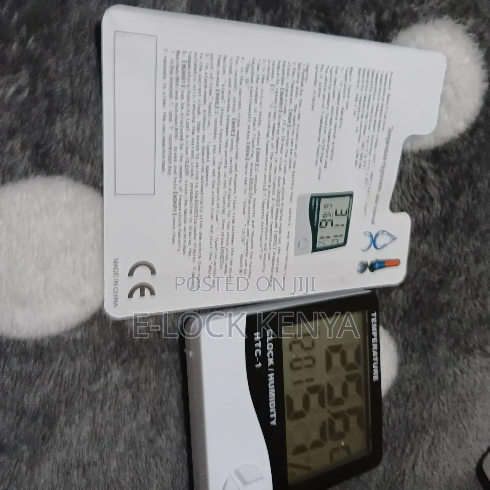 Pharmaceuticals Humidity/Temperature Clock