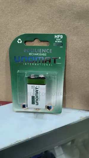 Unomat-Resilience 9v Rechargeable Battery