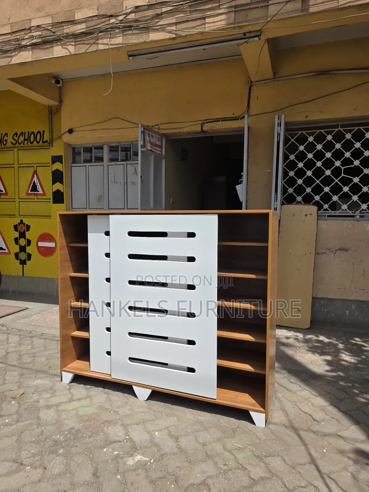Elegant Wooden Shoe Rack Cabinet – Durable Spacious